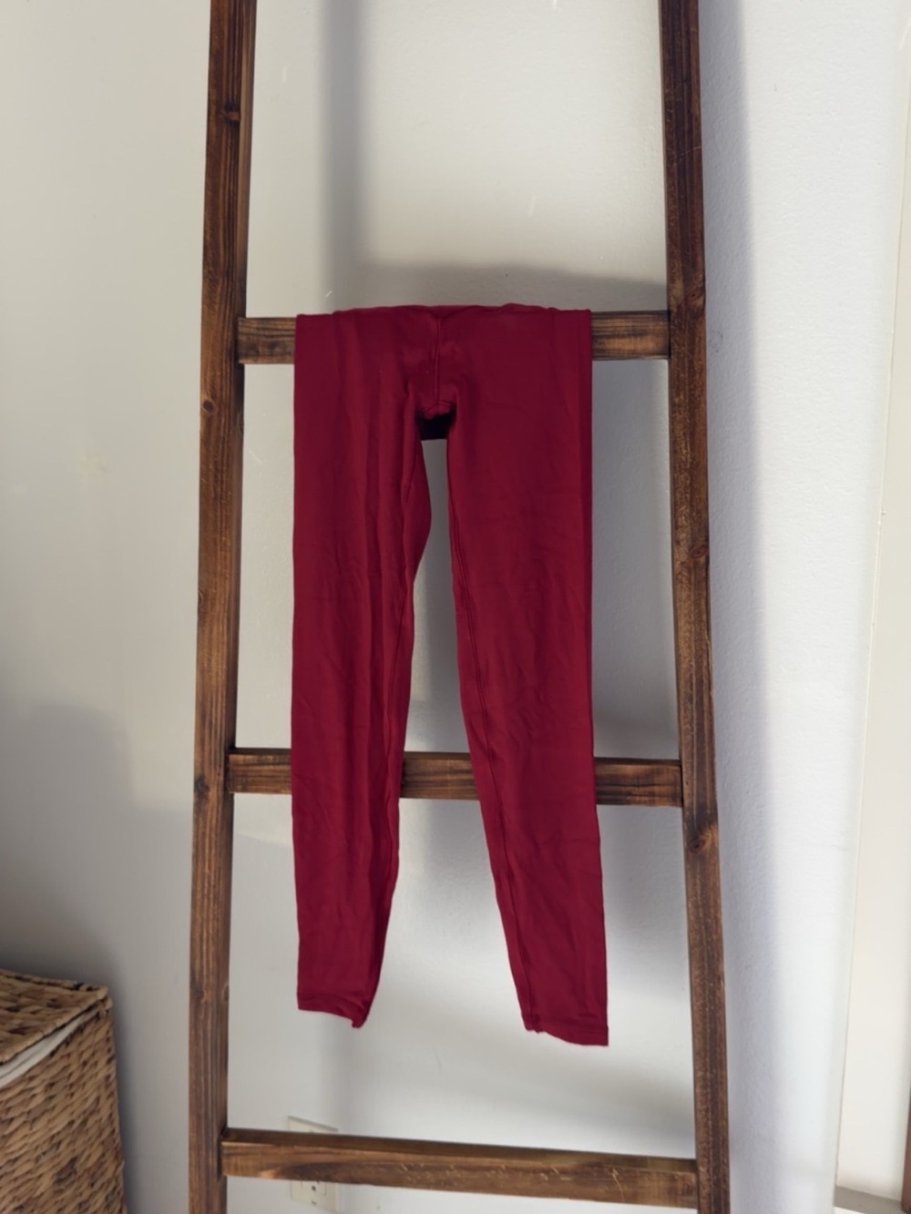 Children's Stretch Red Leggings - Essential Everyday Bottoms